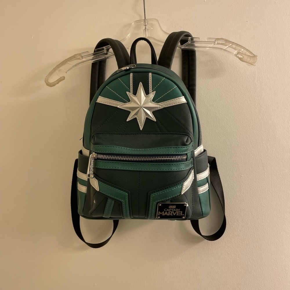 Loungefly Captain Marvel Green Variant Mini BackPack